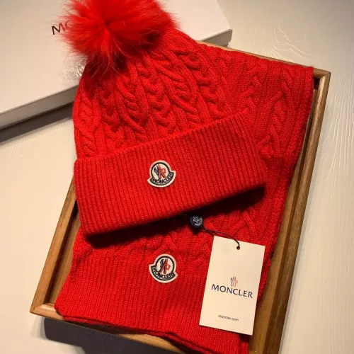 Wholesale Moncler Hat and Scarf Set #1279801 $60.00 USD, Wholesale Quality Replica Moncler Hat and Scarf and Glove Set