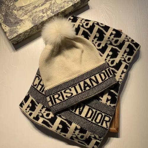 Wholesale Christian Dior Hat and Scarf Set #1279804 $60.00 USD, Wholesale Quality Replica Christian Dior Hat and Scarf and Glove Set