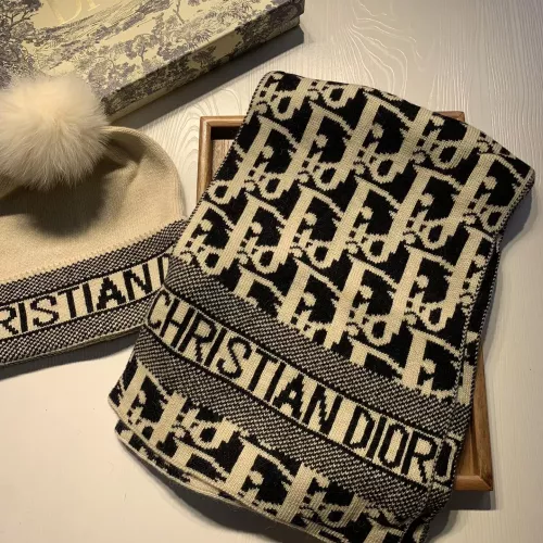 Replica Christian Dior Hat and Scarf Set #1279804 $60.00 USD for Wholesale