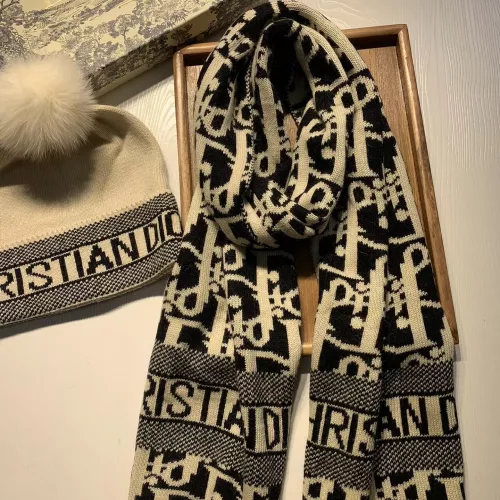 Replica Christian Dior Hat and Scarf Set #1279804 $60.00 USD for Wholesale