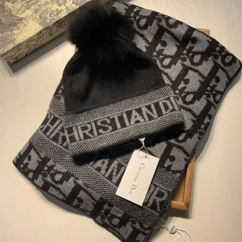 Wholesale Christian Dior Hat and Scarf Set #1279807 $60.00 USD, Wholesale Quality Replica Christian Dior Hat and Scarf and Glove Set