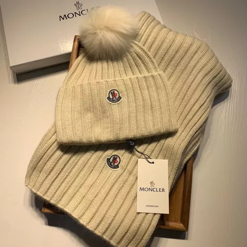 Wholesale Moncler Hat and Scarf Set #1279809 $64.00 USD, Wholesale Quality Replica Moncler Hat and Scarf and Glove Set