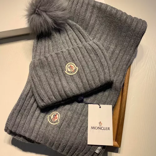 Wholesale Moncler Hat and Scarf Set #1279811 $64.00 USD, Wholesale Quality Replica Moncler Hat and Scarf and Glove Set