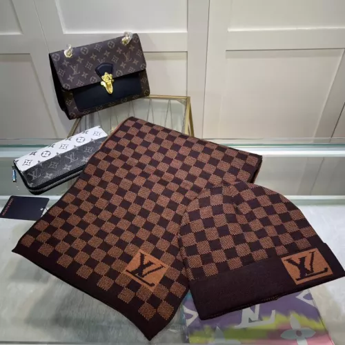 Wholesale Louis Vuitton LV Hat and Scarf Set #1279820 $48.00 USD, Wholesale Quality Replica Louis Vuitton LV Hat and Scarf and Glove Set