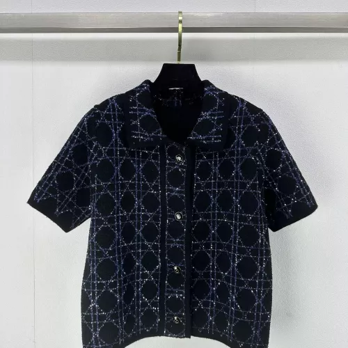 Wholesale Christian Dior Sweaters Short Sleeved For Women #1279877 $96.00 USD, Wholesale Quality Replica Christian Dior Sweaters