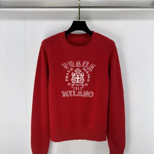 Wholesale Prada Sweater Long Sleeved For Women #1279910 $98.00 USD, Wholesale Quality Replica Prada Sweater