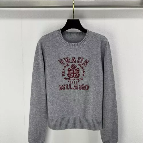 Wholesale Prada Sweater Long Sleeved For Women #1279916 $98.00 USD, Wholesale Quality Replica Prada Sweater