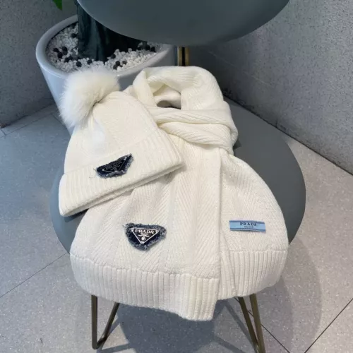 Replica Prada Hat and Scarf Set #1279935 $60.00 USD for Wholesale