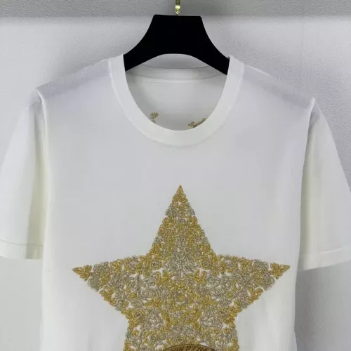 Replica Christian Dior Sweaters Short Sleeved For Women #1279954 $80.00 USD for Wholesale