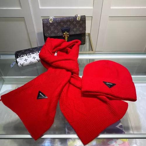 Replica Prada Hat and Scarf Set #1279957 $48.00 USD for Wholesale