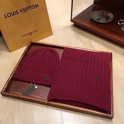 Wholesale Louis Vuitton LV Hat and Scarf Set #1279966 $48.00 USD, Wholesale Quality Replica Louis Vuitton LV Hat and Scarf and Glove Set