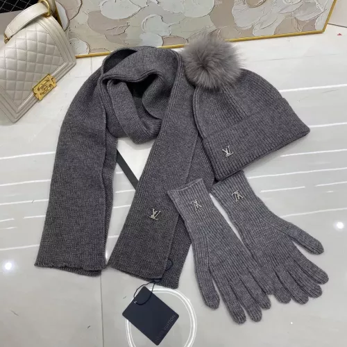 Replica Louis Vuitton LV Hat and Scarf and Glove Set #1279968 $48.00 USD for Wholesale