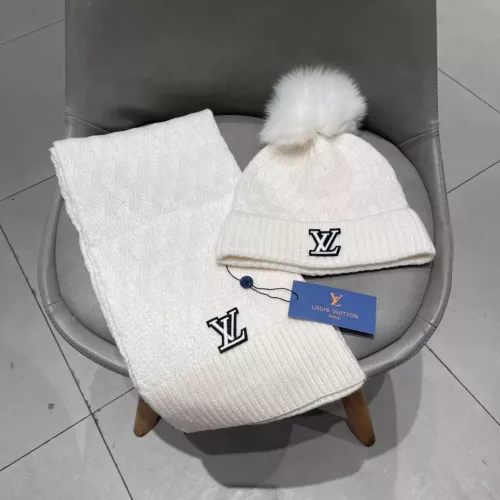 Wholesale Louis Vuitton LV Hat and Scarf Set #1279977 $56.00 USD, Wholesale Quality Replica Louis Vuitton LV Hat and Scarf and Glove Set