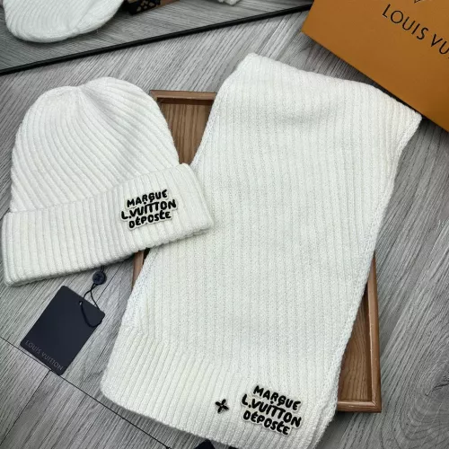 Wholesale Louis Vuitton LV Hat and Scarf Set #1279979 $52.00 USD, Wholesale Quality Replica Louis Vuitton LV Hat and Scarf and Glove Set