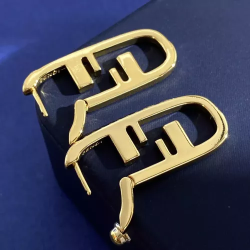 Replica Fendi Earrings For Women #1280003 $29.00 USD for Wholesale