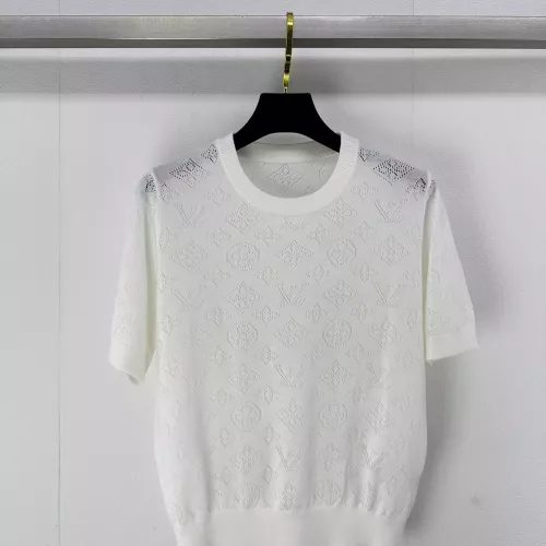 Wholesale Louis Vuitton LV Sweaters Short Sleeved For Women #1280007 $80.00 USD, Wholesale Quality Replica Louis Vuitton LV Sweaters