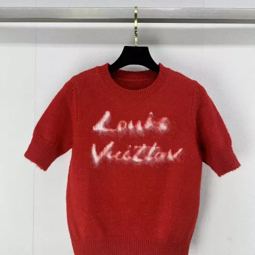 Wholesale Louis Vuitton LV Sweaters Short Sleeved For Women #1280009 $80.00 USD, Wholesale Quality Replica Louis Vuitton LV Sweaters