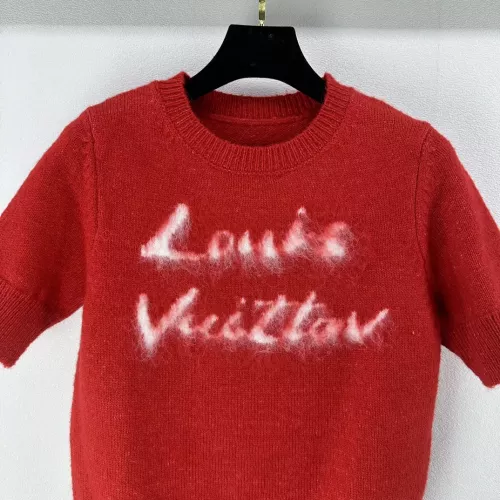 Replica Louis Vuitton LV Sweaters Short Sleeved For Women #1280009 $80.00 USD for Wholesale