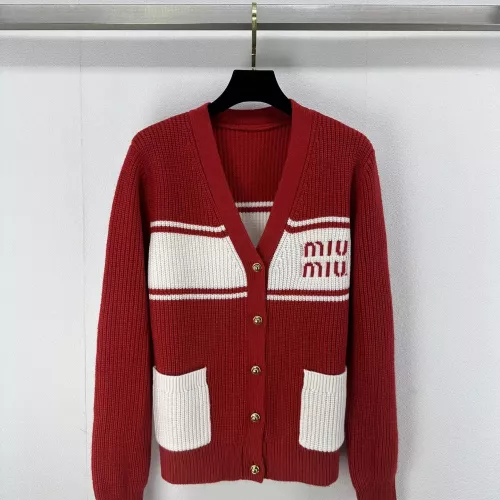 Wholesale MIU MIU Sweater Long Sleeved For Women #1280010 $102.00 USD, Wholesale Quality Replica MIU MIU Sweater