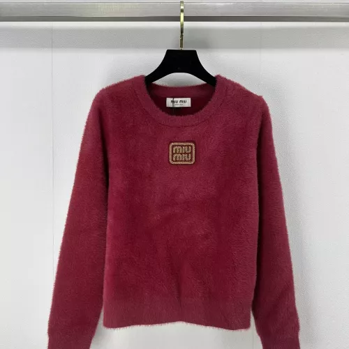 Wholesale MIU MIU Sweater Long Sleeved For Women #1280014 $92.00 USD, Wholesale Quality Replica MIU MIU Sweater