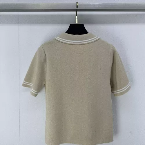 Replica MIU MIU Sweater Short Sleeved For Women #1280016 $76.00 USD for Wholesale