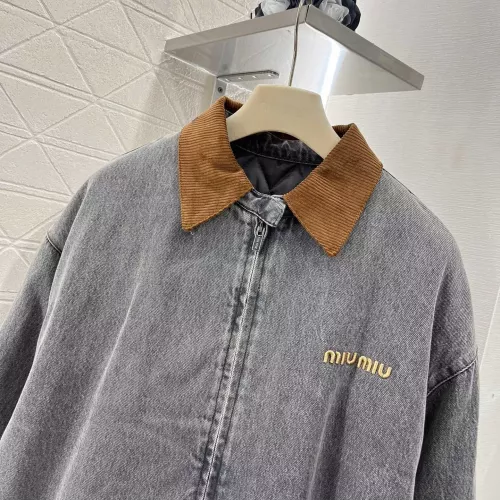 Replica MIU MIU Jackets Long Sleeved For Women #1280028 $108.00 USD for Wholesale