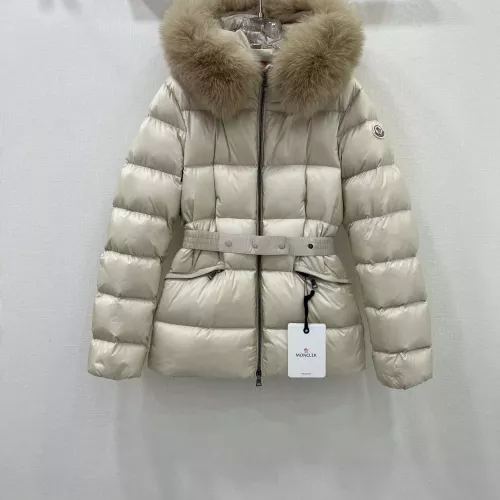 Wholesale Moncler Down Feather Coat Long Sleeved For Women #1280038 $235.00 USD, Wholesale Quality Replica Moncler Down Feather Coat