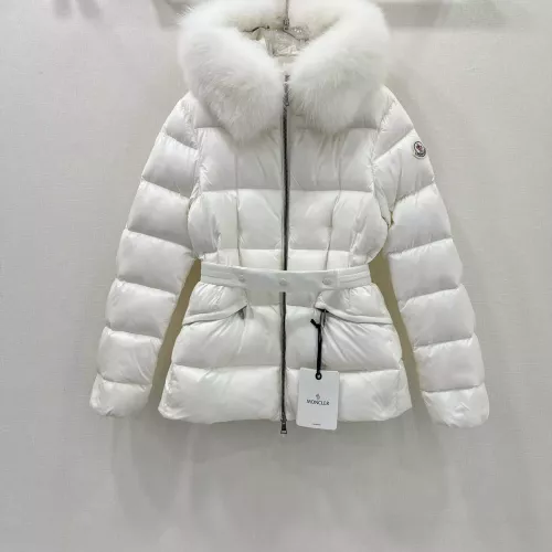 Wholesale Moncler Down Feather Coat Long Sleeved For Women #1280039 $235.00 USD, Wholesale Quality Replica Moncler Down Feather Coat