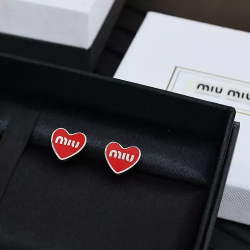 Replica MIU MIU Earrings For Women #1280298 $27.00 USD for Wholesale