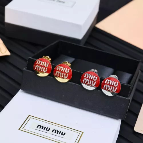 Replica MIU MIU Earrings For Women #1280302 $29.00 USD for Wholesale