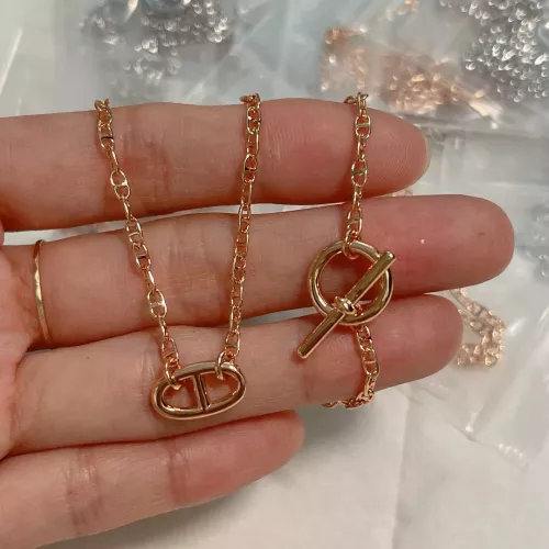 Wholesale Hermes Necklaces #1280304 $32.00 USD, Wholesale Quality Replica Hermes Necklaces