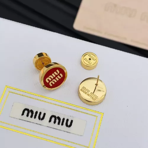 Wholesale MIU MIU Earrings For Women #1280310 $27.00 USD, Wholesale Quality Replica MIU MIU Earrings