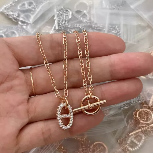 Wholesale Hermes Necklaces #1280337 $32.00 USD, Wholesale Quality Replica Hermes Necklaces