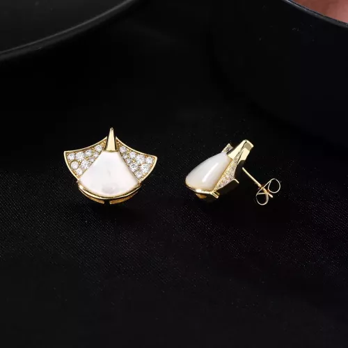 Wholesale Bvlgari Earrings For Women #1280458 $25.00 USD, Wholesale Quality Replica Bvlgari Earrings