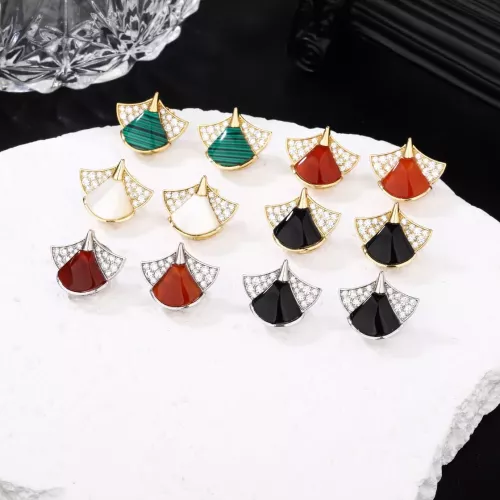 Replica Bvlgari Earrings For Women #1280458 $25.00 USD for Wholesale