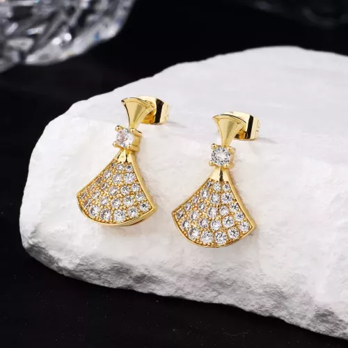 Wholesale Bvlgari Earrings For Women #1280463 $25.00 USD, Wholesale Quality Replica Bvlgari Earrings