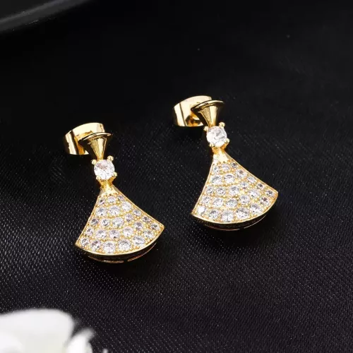 Replica Bvlgari Earrings For Women #1280463 $25.00 USD for Wholesale