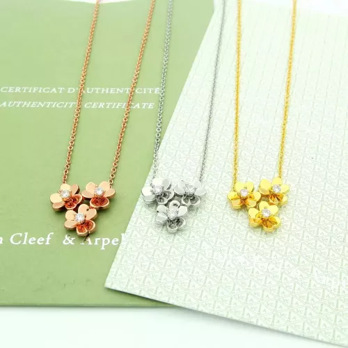 Replica Van Cleef & Arpels Necklaces For Women #1280468 $27.00 USD for Wholesale