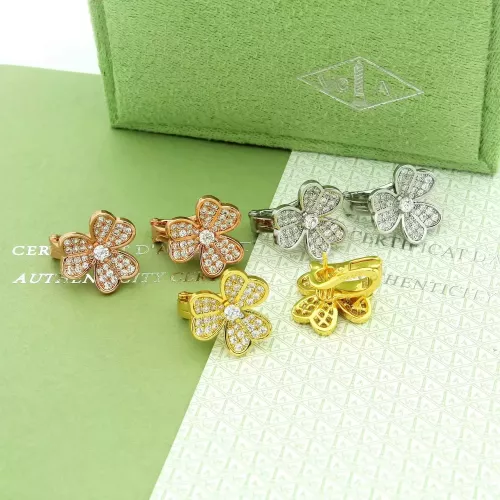 Replica Van Cleef & Arpels Earrings For Women #1280472 $27.00 USD for Wholesale