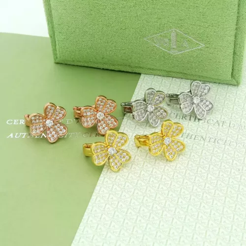 Replica Van Cleef & Arpels Earrings For Women #1280472 $27.00 USD for Wholesale