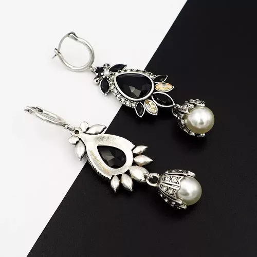 Replica Alexander McQueen Earrings For Women #1280515 $29.00 USD for Wholesale