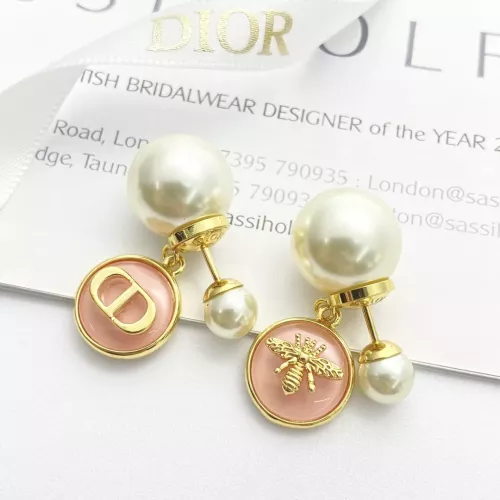 Replica Christian Dior Earrings For Women #1280545 $34.00 USD for Wholesale