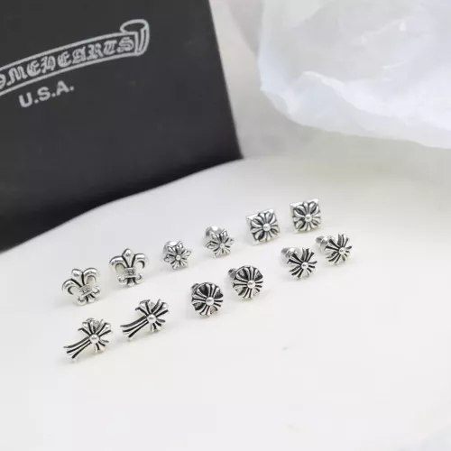 Replica Chrome Hearts Earrings #1280676 $25.00 USD for Wholesale