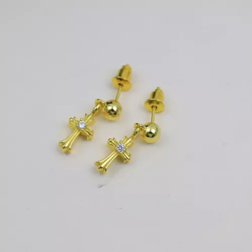 Wholesale Chrome Hearts Earrings #1280677 $25.00 USD, Wholesale Quality Replica Chrome Hearts Earrings