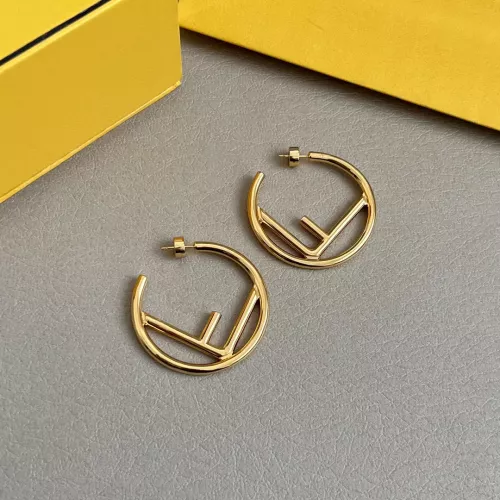 Wholesale Fendi Earrings For Women #1280681 $42.00 USD, Wholesale Quality Replica Fendi Earrings