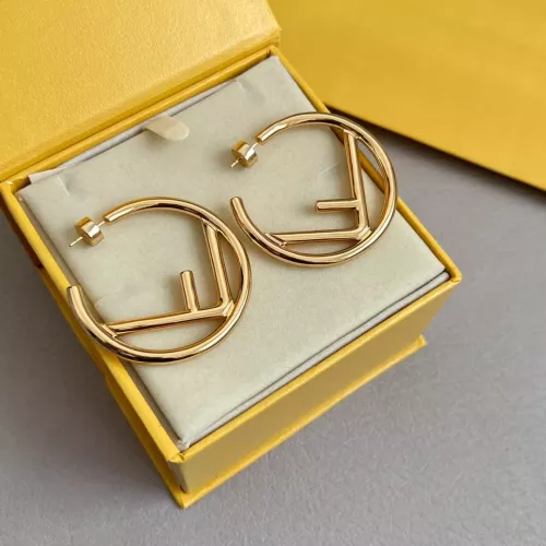 Replica Fendi Earrings For Women #1280681 $42.00 USD for Wholesale