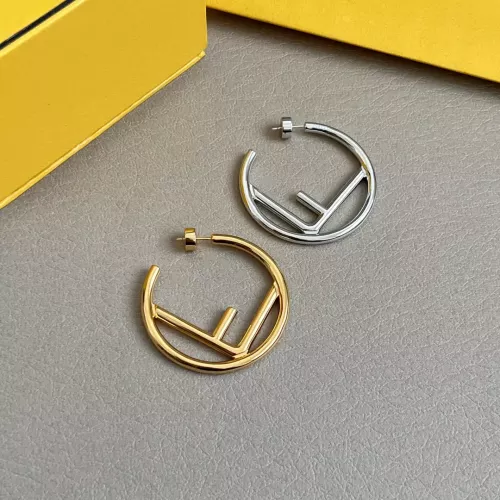 Wholesale Fendi Earrings For Women #1280682 $42.00 USD, Wholesale Quality Replica Fendi Earrings