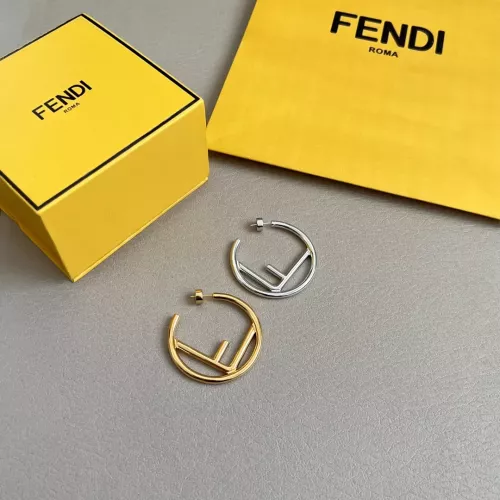 Replica Fendi Earrings For Women #1280682 $42.00 USD for Wholesale