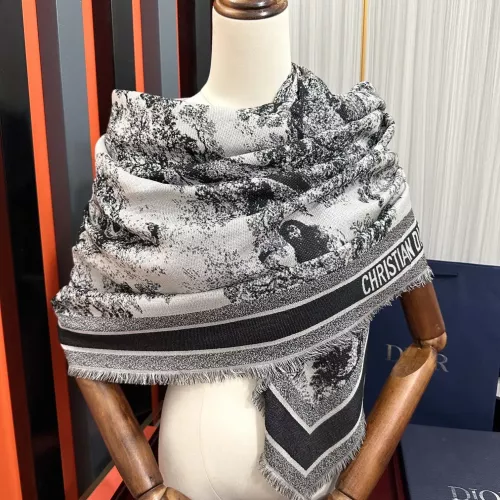 Replica Christian Dior Scarf For Women #1280728 $64.00 USD for Wholesale