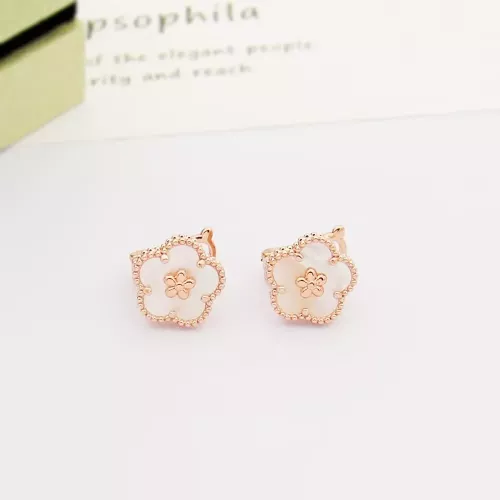 Wholesale Van Cleef &amp; Arpels Earrings For Women #1280742 $27.00 USD, Wholesale Quality Replica Van Cleef &amp; Arpels Earrings